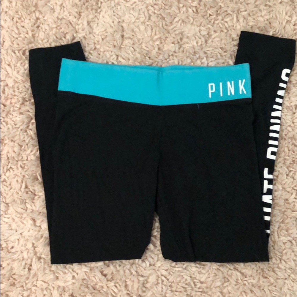 Pink “I hate running” Leggings